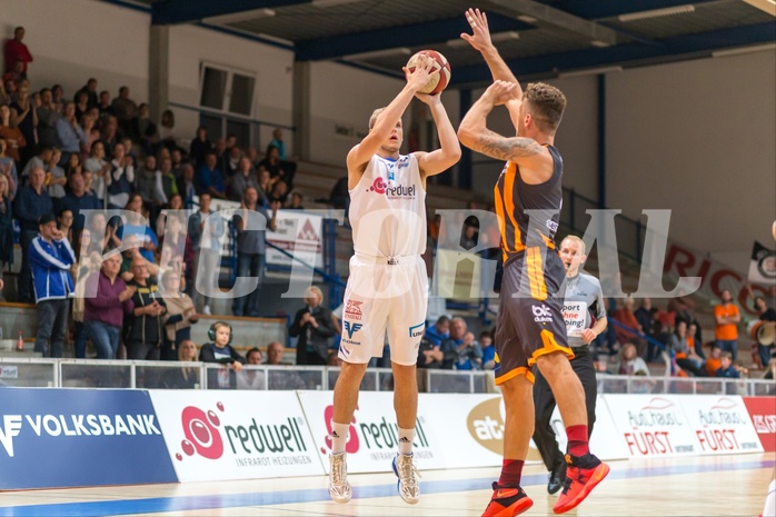 Basketball, ABL 2016/17, Grunddurchgang 2.Runde, Oberwart Gunners, Klosterneuburg Dukes, Renato Poljak (16), Timur Bas (4)