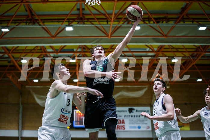 Basketball, Basketball Zweite Liga, Grunddurchgang 20.Runde, BBC Nord Dragonz, Deutsch Wagram Alligators, Elias Wlasak (16)