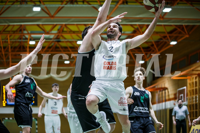 Basketball, Basketball Zweite Liga, Grunddurchgang 20.Runde, BBC Nord Dragonz, Deutsch Wagram Alligators, Petar Cosic (2)