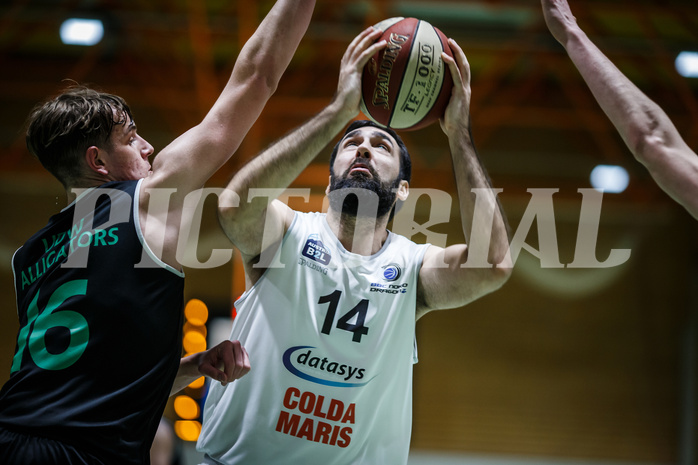 Basketball, Basketball Zweite Liga, Grunddurchgang 20.Runde, BBC Nord Dragonz, Deutsch Wagram Aligators, Filip Petrovic (14)