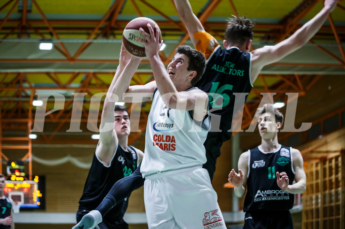 Basketball, Basketball Zweite Liga, Grunddurchgang 20.Runde, BBC Nord Dragonz, Deutsch Wagram Alligators, Lukas Knor (21)