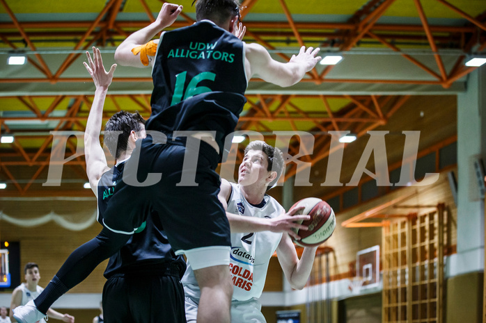 Basketball, Basketball Zweite Liga, Grunddurchgang 20.Runde, BBC Nord Dragonz, Deutsch Wagram Alligators, Lukas Knor (21)