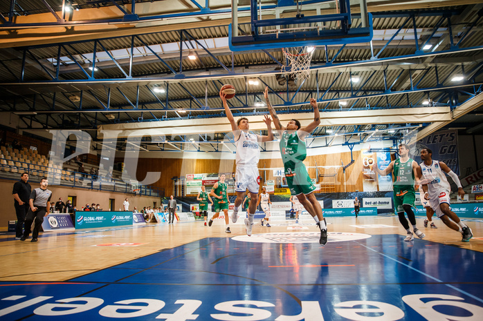 Basketball, bet-at-home Basketball Superliga 2020/21, Platzierungsrunde, 4. Runde, Oberwart Gunners, Kapfenberg Bulls, Jonathan Knessl (12)