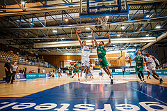 Basketball, bet-at-home Basketball Superliga 2020/21, Platzierungsrunde, 4. Runde, Oberwart Gunners, Kapfenberg Bulls, Jonathan Knessl (12)