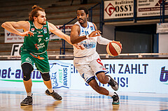 Basketball, bet-at-home Basketball Superliga 2020/21, Platzierungsrunde, 4. Runde, Oberwart Gunners, Kapfenberg Bulls, Nigel Pruitt (11)