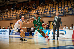 Basketball, bet-at-home Basketball Superliga 2020/21, Platzierungsrunde, 4. Runde, Oberwart Gunners, Kapfenberg Bulls, Eric McClellan (8)