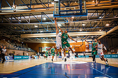 Basketball, bet-at-home Basketball Superliga 2020/21, Platzierungsrunde, 4. Runde, Oberwart Gunners, Kapfenberg Bulls, Jonathan Knessl (12)