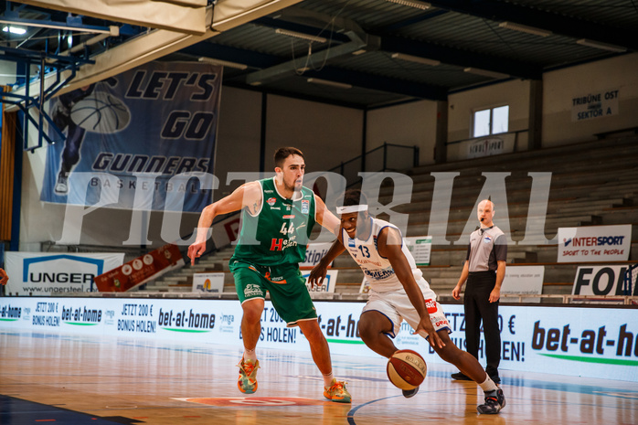 Basketball, bet-at-home Basketball Superliga 2020/21, Platzierungsrunde, 4. Runde, Oberwart Gunners, Kapfenberg Bulls, Quincy Diggs (13)