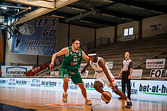 Basketball, bet-at-home Basketball Superliga 2020/21, Platzierungsrunde, 4. Runde, Oberwart Gunners, Kapfenberg Bulls, Quincy Diggs (13)