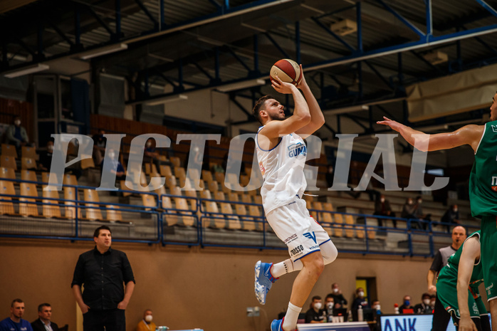 Basketball, bet-at-home Basketball Superliga 2020/21, Platzierungsrunde, 4. Runde, Oberwart Gunners, Kapfenberg Bulls, Ignas Fiodorovas (5)