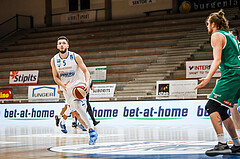 Basketball, bet-at-home Basketball Superliga 2020/21, Platzierungsrunde, 4. Runde, Oberwart Gunners, Kapfenberg Bulls, Ignas Fiodorovas (5)