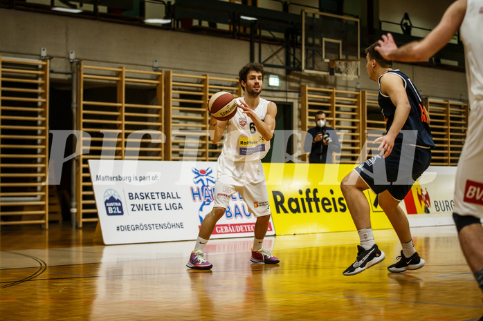 Basketball, Basketball Zweite Liga, Grunddurchgang 22.Runde, Mattersburg Rocks, BBC Nord Dragonz, Jan NICOLI (6)