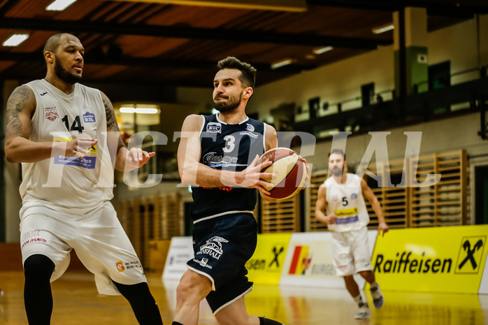 Basketball, Basketball Zweite Liga, Grunddurchgang 22.Runde, Mattersburg Rocks, BBC Nord Dragonz, Petar Cosic (3)