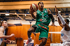 Basketball, bet-at-home Basketball Superliga 2020/21, Platzierungsrunde, 4. Runde, Oberwart Gunners, Kapfenberg Bulls, Eric McClellan (8)