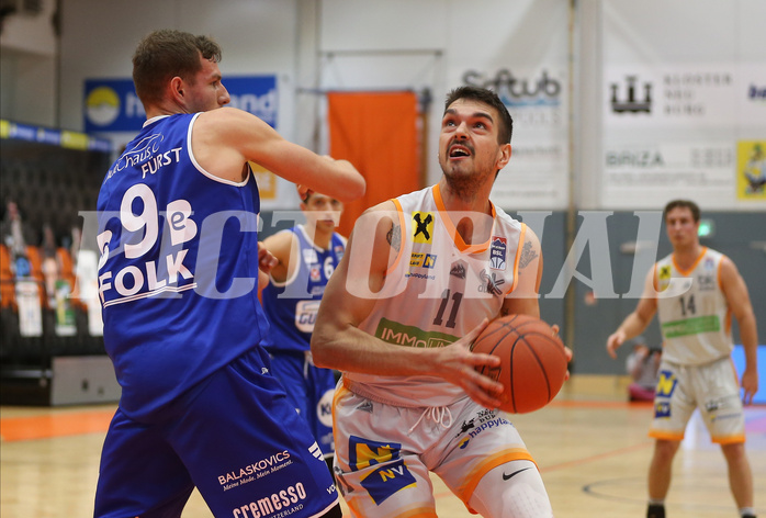 Basketball Superliga 2021/22, 7. Plazierungsrunde Klosterneuburg Dukes vs. Oberwart Gunners


