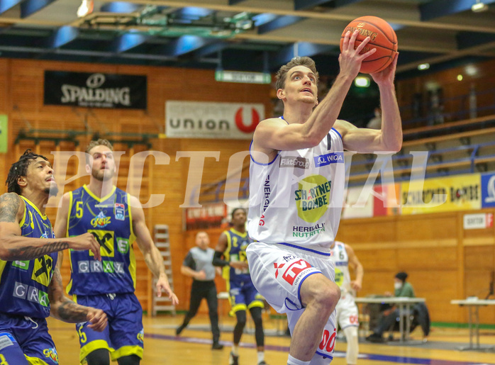 Basketball Superliga 2021/22, Grunddurchgang 7.Runde Gmunden Swans vs. UBSC Graz


