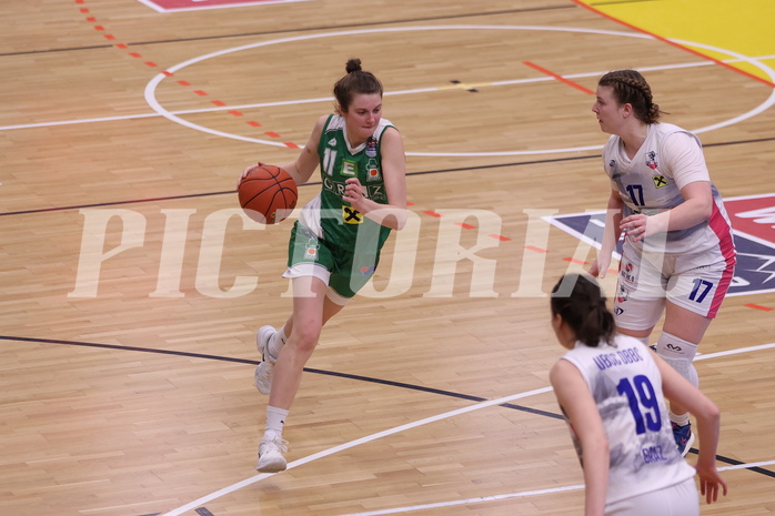 12.03.2023, Graz, Raiffeisen Sportpark, Basketball Damen Superliga 2022/23, Semifinale Spiel 2, UBSC-DBBC Graz vs. UBI Holding Graz,  