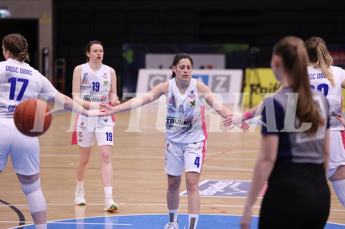 12.03.2023, Graz, Raiffeisen Sportpark, Basketball Damen Superliga 2022/23, Semifinale Spiel 2, UBSC-DBBC Graz vs. UBI Holding Graz,  