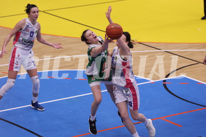 12.03.2023, Graz, Raiffeisen Sportpark, Basketball Damen Superliga 2022/23, Semifinale Spiel 2, UBSC-DBBC Graz vs. UBI Holding Graz,  