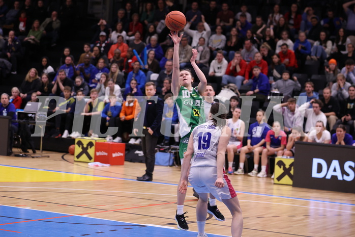 12.03.2023, Graz, Raiffeisen Sportpark, Basketball Damen Superliga 2022/23, Semifinale Spiel 2, UBSC-DBBC Graz vs. UBI Holding Graz,  