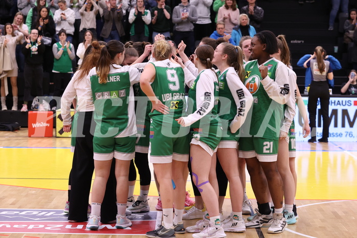 12.03.2023, Graz, Raiffeisen Sportpark, Basketball Damen Superliga 2022/23, Semifinale Spiel 2, UBSC-DBBC Graz vs. UBI Holding Graz,  