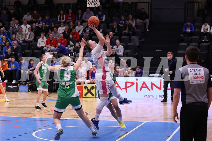 12.03.2023, Graz, Raiffeisen Sportpark, Basketball Damen Superliga 2022/23, Semifinale Spiel 2, UBSC-DBBC Graz vs. UBI Holding Graz,  