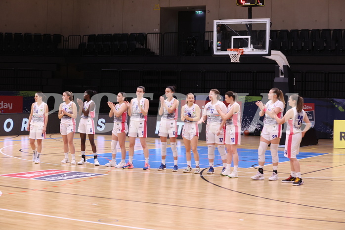 12.03.2023, Graz, Raiffeisen Sportpark, Basketball Damen Superliga 2022/23, Semifinale Spiel 2, UBSC-DBBC Graz vs. UBI Holding Graz,  