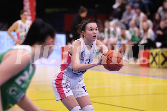 12.03.2023, Graz, Raiffeisen Sportpark, Basketball Damen Superliga 2022/23, Semifinale Spiel 2, UBSC-DBBC Graz vs. UBI Holding Graz,  