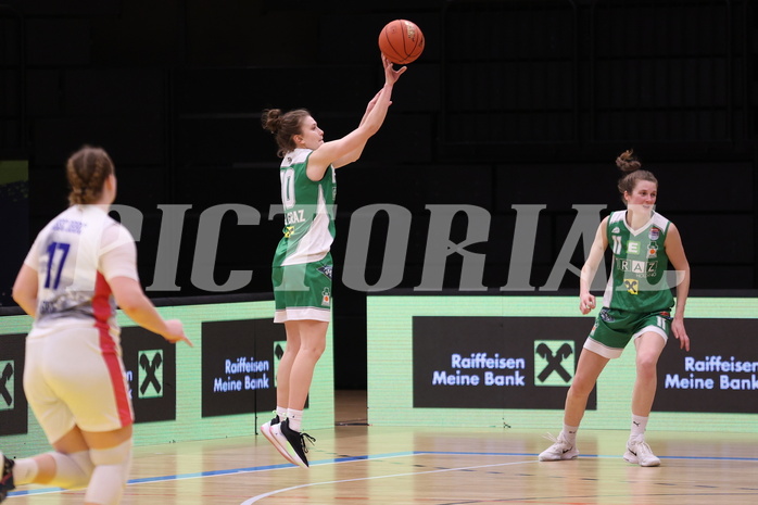 12.03.2023, Graz, Raiffeisen Sportpark, Basketball Damen Superliga 2022/23, Semifinale Spiel 2, UBSC-DBBC Graz vs. UBI Holding Graz,  