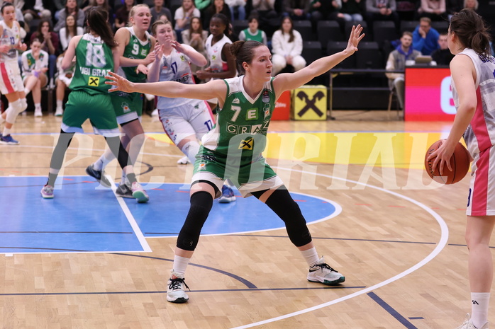 12.03.2023, Graz, Raiffeisen Sportpark, Basketball Damen Superliga 2022/23, Semifinale Spiel 2, UBSC-DBBC Graz vs. UBI Holding Graz,  