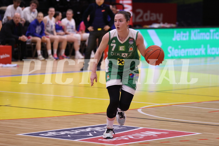 12.03.2023, Graz, Raiffeisen Sportpark, Basketball Damen Superliga 2022/23, Semifinale Spiel 2, UBSC-DBBC Graz vs. UBI Holding Graz,  