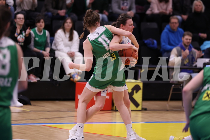 12.03.2023, Graz, Raiffeisen Sportpark, Basketball Damen Superliga 2022/23, Semifinale Spiel 2, UBSC-DBBC Graz vs. UBI Holding Graz,  