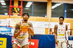 Basketball, win2day Basketball Superliga 2023/24, Grunddurchgang 14.Runde, Traiskirchen Lions, BC Vienna, Jaquan Lawrence (40)