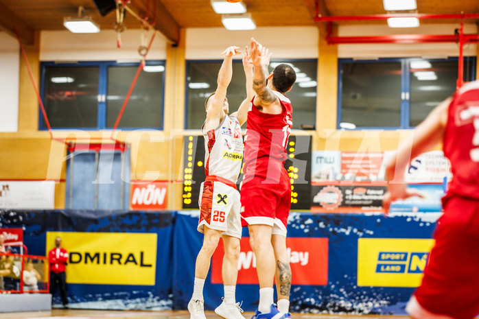Basketball, win2day Basketball Superliga 2023/24, Grunddurchgang 14.Runde, Traiskirchen Lions, BC Vienna, Edgars Lasenbergs (25)
