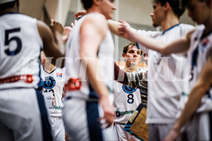 Basketball, Win2Day Superliga 2023/24, Grunddurchgang 14.Runde, Vienna Timberwolves, Klosterneuburg Dukes, Elias Wlasak (8)