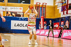Basketball, win2day Basketball Superliga 2023/24, Grunddurchgang 14.Runde, Traiskirchen Lions, BC Vienna, Edgars Lasenbergs (25)