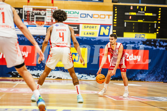 Basketball, win2day Basketball Superliga 2023/24, Grunddurchgang 14.Runde, Traiskirchen Lions, BC Vienna, Bogic Vujosevic (5)