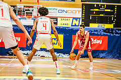 Basketball, win2day Basketball Superliga 2023/24, Grunddurchgang 14.Runde, Traiskirchen Lions, BC Vienna, Bogic Vujosevic (5)