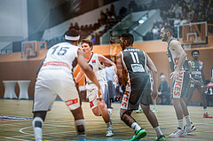 Basketball, Win2Day Superliga 2023/24, Grunddurchgang 14.Runde, Vienna Timberwolves, Klosterneuburg Dukes, Philipp D'Angelo (9)