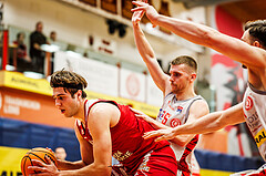 Basketball, win2day Basketball Superliga 2023/24, Grunddurchgang 14.Runde, Traiskirchen Lions, BC Vienna, Darko Bajo (13)