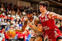 Basketball, win2day Basketball Superliga 2023/24, Grunddurchgang 14.Runde, Traiskirchen Lions, BC Vienna, Jaquan Lawrence (40)