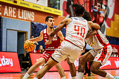 Basketball, win2day Basketball Superliga 2023/24, Grunddurchgang 14.Runde, Traiskirchen Lions, BC Vienna, Bogic Vujosevic (5)