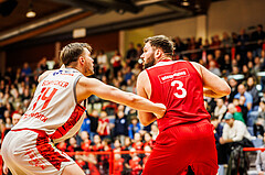 Basketball, win2day Basketball Superliga 2023/24, Grunddurchgang 14.Runde, Traiskirchen Lions, BC Vienna, Jozo Rados (3)