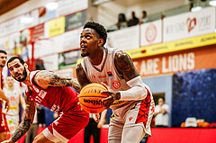 Basketball, win2day Basketball Superliga 2023/24, Grunddurchgang 14.Runde, Traiskirchen Lions, BC Vienna, Davon Clare (5)