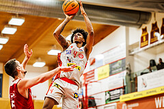 Basketball, win2day Basketball Superliga 2023/24, Grunddurchgang 14.Runde, Traiskirchen Lions, BC Vienna, Demarcus Demonia (4)