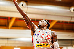 Basketball, win2day Basketball Superliga 2023/24, Grunddurchgang 14.Runde, Traiskirchen Lions, BC Vienna, Davon Clare (5)