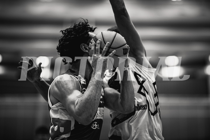Basketball, Win2Day Superliga 2023/24, Grunddurchgang 14.Runde, Vienna Timberwolves, Klosterneuburg Dukes, Will Carius (24)