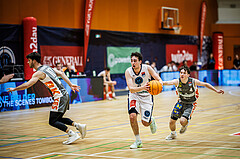 Basketball, Win2Day Superliga 2023/24, Grunddurchgang 14.Runde, Vienna Timberwolves, Klosterneuburg Dukes, Paul Rotter (6)
