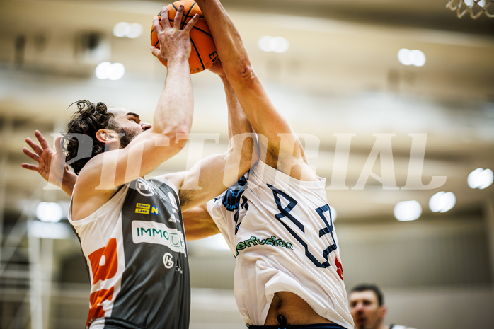 Basketball, Win2Day Superliga 2023/24, Grunddurchgang 14.Runde, Vienna Timberwolves, Klosterneuburg Dukes, Will Carius (24)