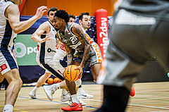 Basketball, Win2Day Superliga 2023/24, Grunddurchgang 14.Runde, Vienna Timberwolves, Klosterneuburg Dukes, Michael Weathers (20)